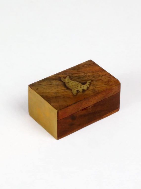 Intarziás miniatűr doboz Japánból